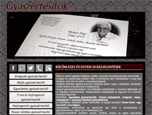 Tablet Screenshot of gyaszertesitok.hu